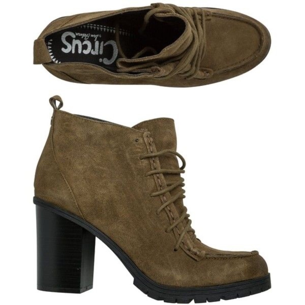 Circus by Sam Edelman Denver Boots Green Suede 7